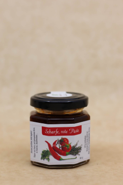 Scharfe rote Paste