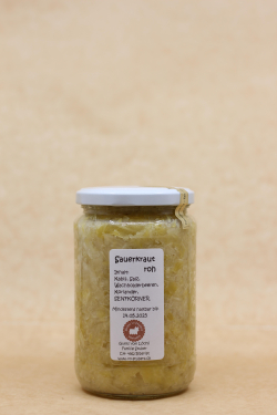 Sauerkraut im Glas